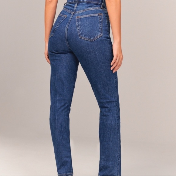 Abercrombie & fitch 90’s straight ultra high rise size 26/2R curve love - Picture 1 of 5